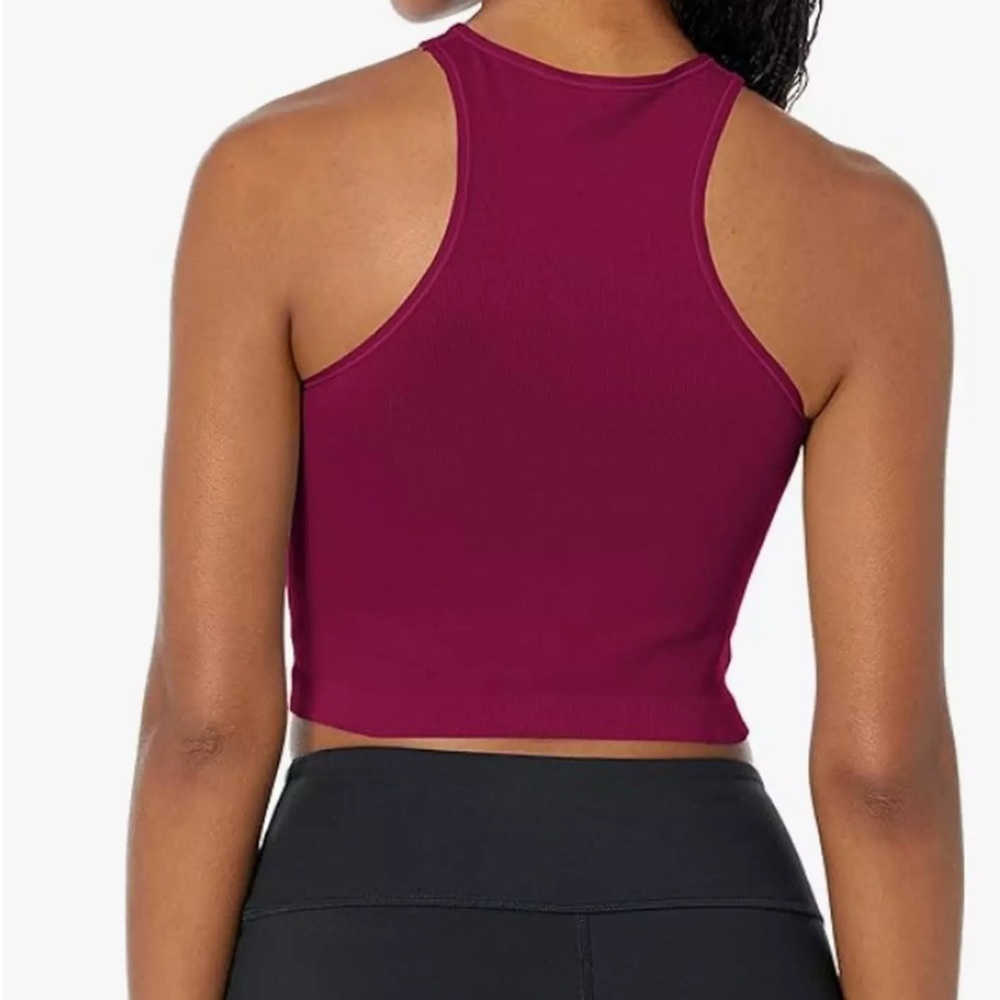 Calvin Klein Performance NWT maroon ribbed Racerback, XL - Picture 2 of 9